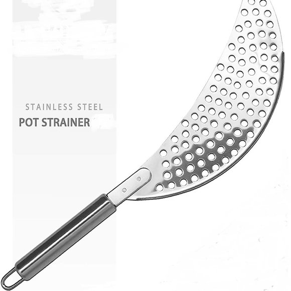 Pot Strainer Drain Leakproof Washing Rice Baffle Sieve Vegetable Fruit - Picture 1 of 1
